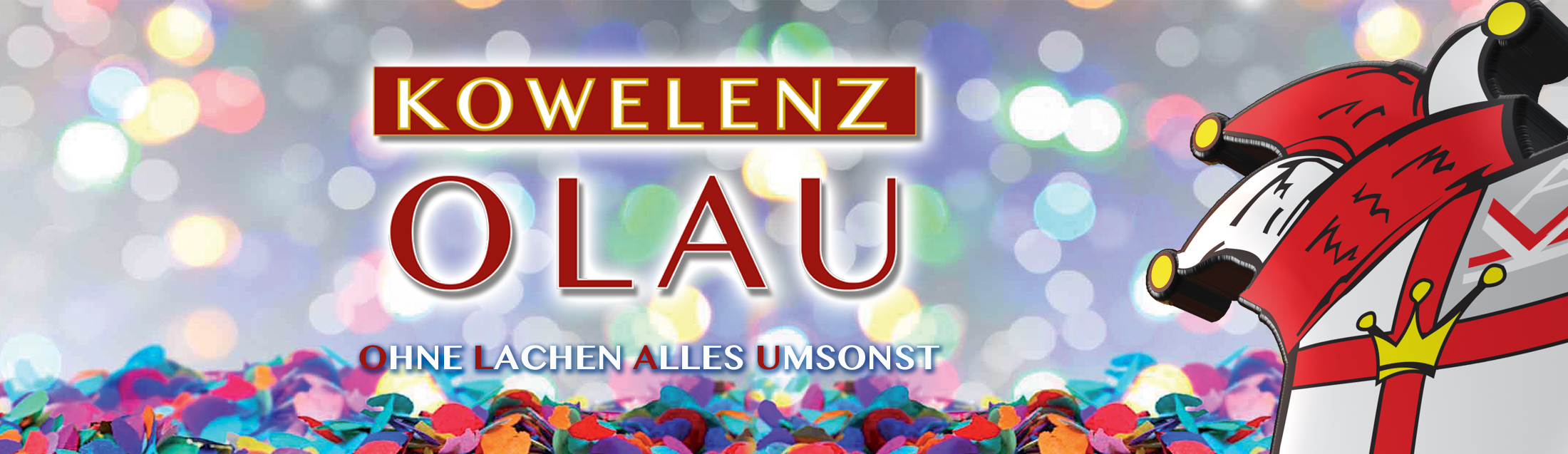 Kowelenz OLAU mit Konfetti
