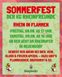 Sommerfest Rheinfreunde